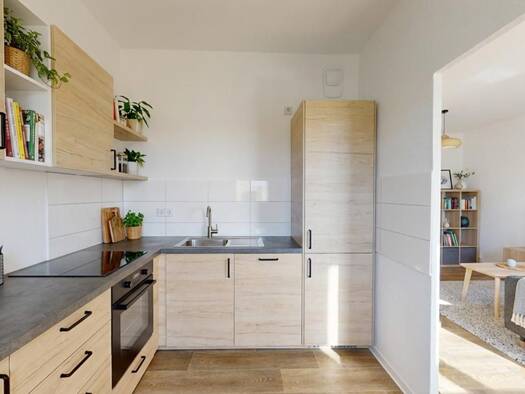 Wohnung zur Miete 423 € 3 Zimmer 70,4 m² 4. Geschoss Hagebuttenplatz 7 Heide Nord West 06120