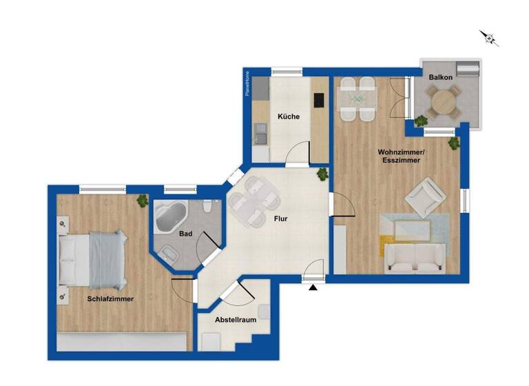 Wohnung zum Kauf 325.000 € 2 Zimmer 77,2 m² Teltower Vorstadt Potsdam 14473