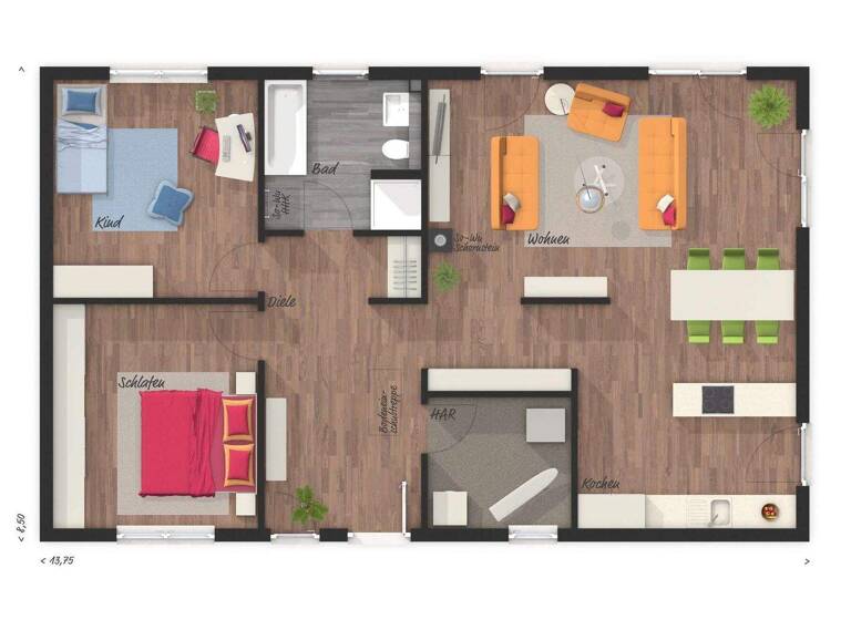 Bungalow zum Kauf provisionsfrei 289.000 € 3 Zimmer 100 m² 550 m² Grundstück Siedlerstraße 0 Oegeln Beeskow 15848