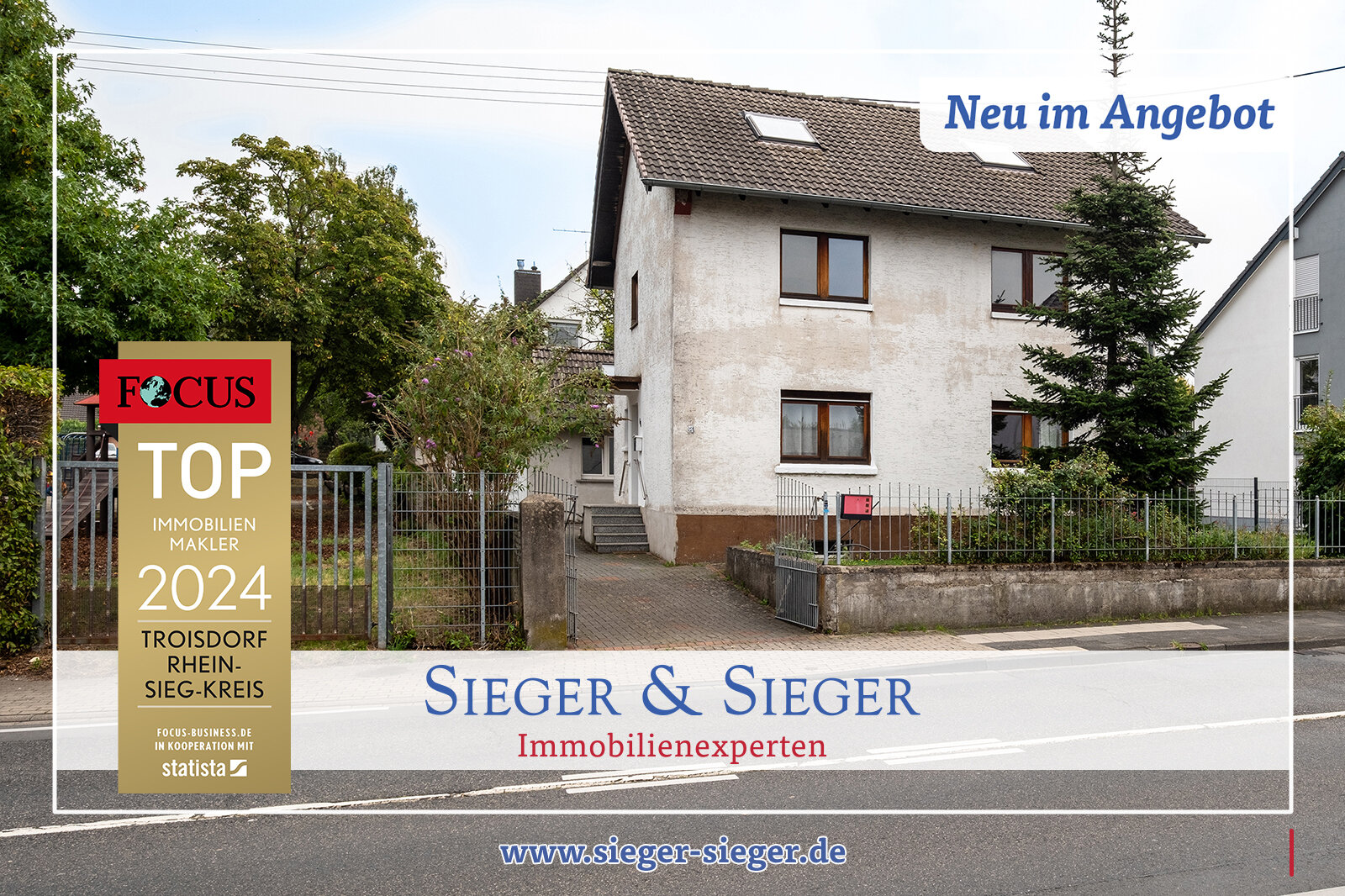 Mehrfamilienhaus zum Kauf provisionsfrei 469.800 € 4 Zimmer 116 m²<br/>Wohnfläche 547 m²<br/>Grundstück Ranzel Niederkassel 53859