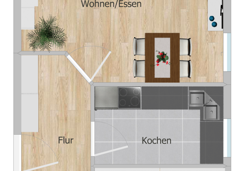 Wohnung zum Kauf 197.500 € 2 Zimmer 58,9 m²<br/>Wohnfläche 1.<br/>Geschoss Haidenhof-Nord Passau 94036