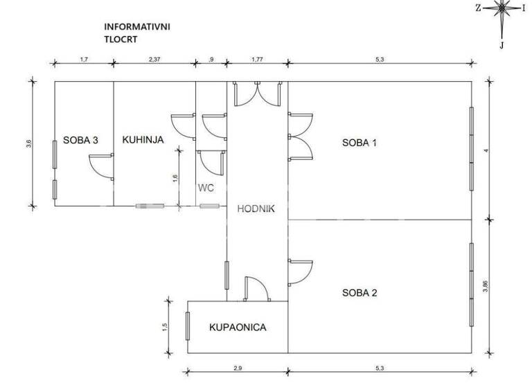 Wohnung zum Kauf 249.000 € 3 Zimmer 75 m² 4. Geschoss Knez Mislav