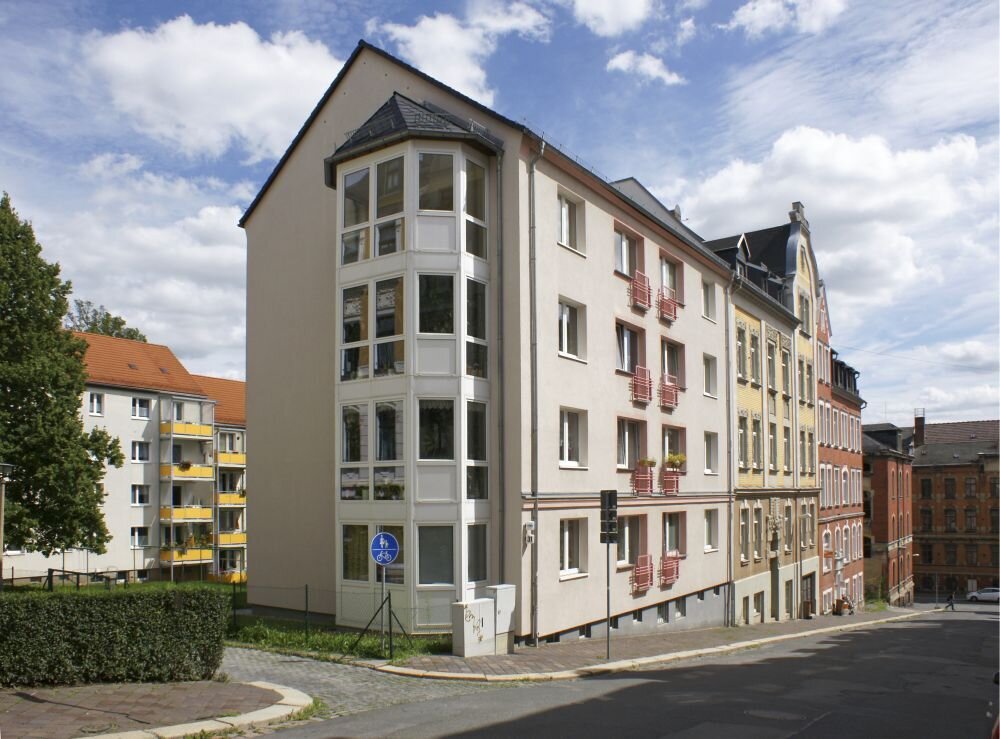 Wohnung zur Miete 268,59 € 3 Zimmer 56,2 m²<br/>Wohnfläche 2.<br/>Geschoss Krausenstraße 31 Bahnhofsvorstadt Plauen 08523