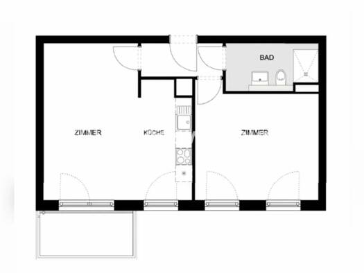 Wohnung zur Miete Tauschwohnung 392 € 2 Zimmer 55 m² EG Alsterdorf Nord 22419