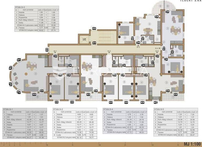 Studio zum Kauf 1 Zimmer 55 m² 2. Geschoss Monte Zaro Monte Zaro - Stoja