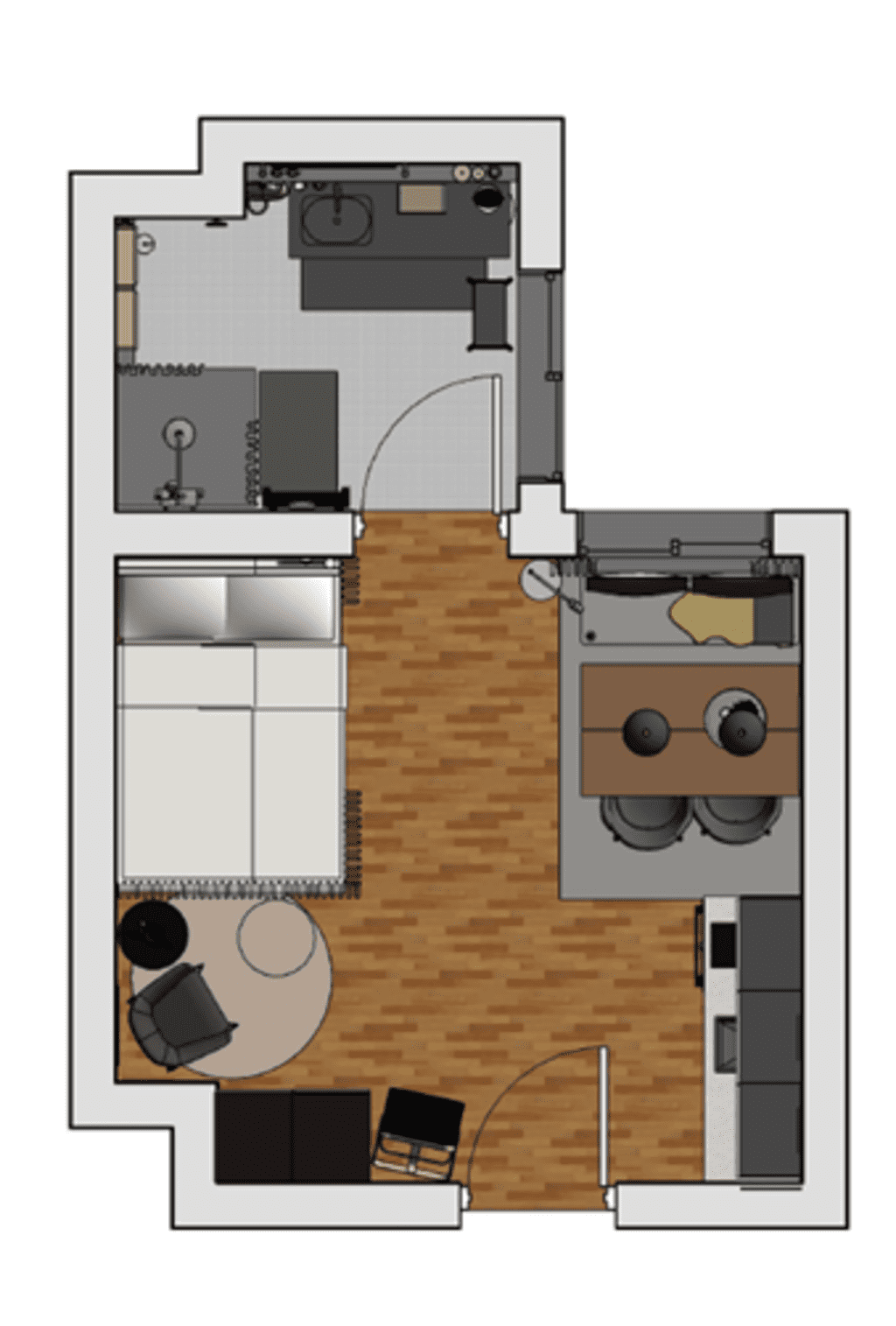 Wohnung zur Miete Wohnen auf Zeit 1.390 € 1 Zimmer 23 m²<br/>Wohnfläche ab sofort<br/>Verfügbarkeit Werderstraße Neustadt - Nord Köln 50672