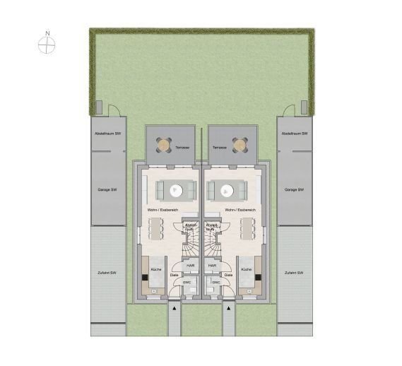 Doppelhaushälfte zum Kauf provisionsfrei 439.700 € 5,5 Zimmer 122 m²<br/>Wohnfläche 232 m²<br/>Grundstück Friedrichsfeld Statistischer Bezirk 21 Hamm 59071