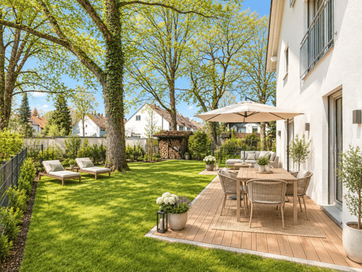 Doppelhaushälfte zum Kauf - Erstbezug 1.150.000 € 4,5 Zimmer 120,9 m² 310 m² Grundstück frei ab sofort Eichenstraße 16 Baldham Vaterstetten 85598