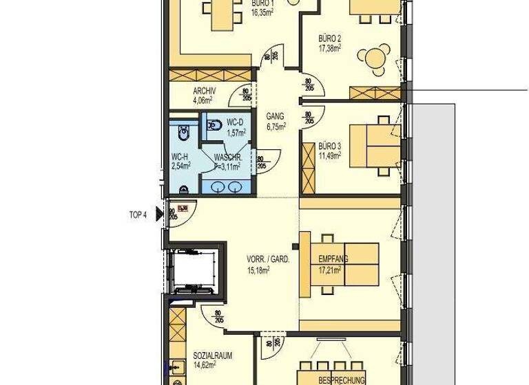 Büro zum Kauf 31.200 € 6 Zimmer 128,9 m² Bürofläche Swarovskistraße 21 Schwaz 6130