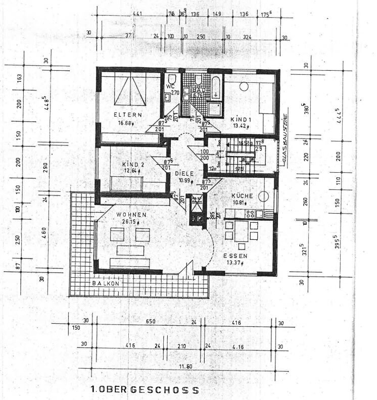 Wohnung zur Miete 650 € 4 Zimmer 115 m²<br/>Wohnfläche 1.<br/>Geschoss Mosbach Schaafheim 64850