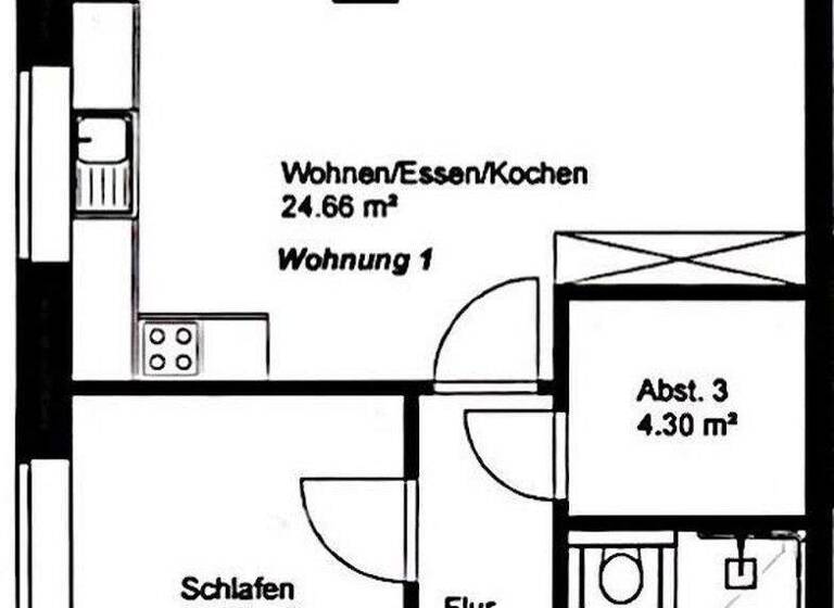 Wohnung zur Miete 740 € 2 Zimmer 55 m² EG Dinklage 49413
