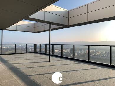 Penthouse zur Miete 5.200 € 4 Zimmer 184 m² 21. Geschoss frei ab 16.10.2025 Bahnhof Feuerbach Stuttgart 70191