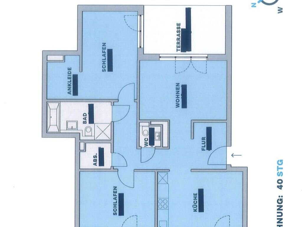 Wohnung zur Miete 1.480 € 3 Zimmer 76,2 m²<br/>Wohnfläche 3.<br/>Geschoss ab sofort<br/>Verfügbarkeit Fehmarnstraße 26 Tonndorf Hamburg 22047