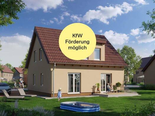 Einfamilienhaus zum Kauf - Neubau provisionsfrei 539.900 € 5 Zimmer 134,3 m² 559 m² Grundstück frei ab 01.12.2026 An den Krautwiesen 54 Machern 04827