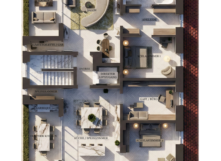 Penthouse zum Kauf 1.850.000 € 5 Zimmer 153 m² 4. Geschoss Nördliche Innenstadt Potsdam 14467