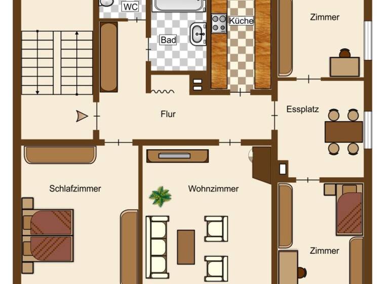 Wohnung zum Kauf 265.000 € 5 Zimmer 95,5 m²<br/>Wohnfläche Jebenhausen Göppingen / Jebenhausen 73035