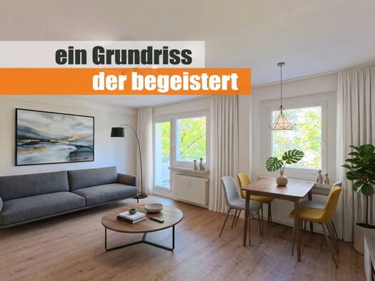 Wohnung zur Miete 379 € 2 Zimmer 56,8 m² Geschoss 1/5 frei ab sofort Am Bernsdorfer Hang 9 Bernsdorf Bernsdorf 09126