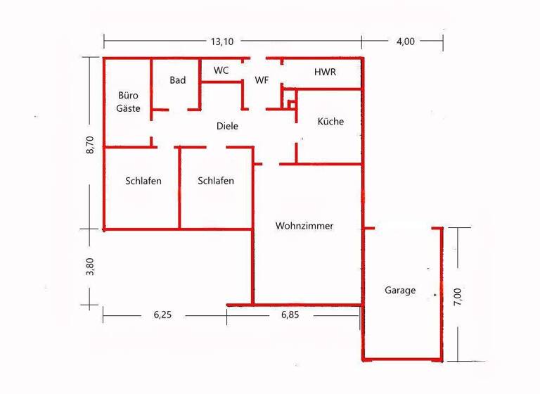 Bungalow zum Kauf provisionsfrei 236.000 € 4 Zimmer 112 m² 550 m² Grundstück Pewsum Krummhörn 26736