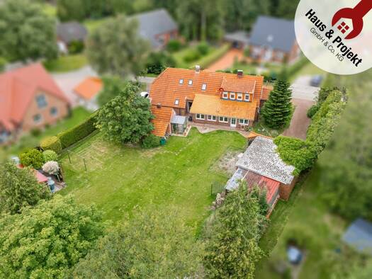 Einfamilienhaus zum Kauf 235.000 € 10 Zimmer 217 m² 1.229 m² Grundstück Roggenstede Dornum / Roggenstede 26553