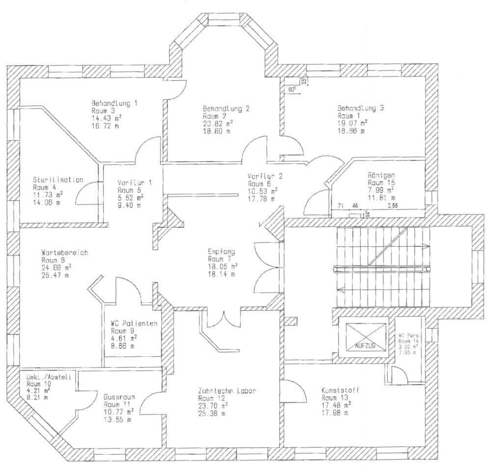 Büro-/Praxisfläche zur Miete provisionsfrei 2.460 € 197 m²<br/>Bürofläche Rosa-Luxemburg-Straße 18 Zentrum - Ost Leipzig 04103