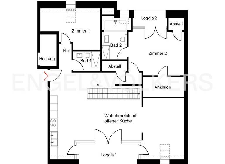 Wohnung zum Kauf 1.149.000 € 4 Zimmer 125 m²<br/>Wohnfläche Dachgeschoss, 5.<br/>Geschoss Friedrichshain Berlin 10245