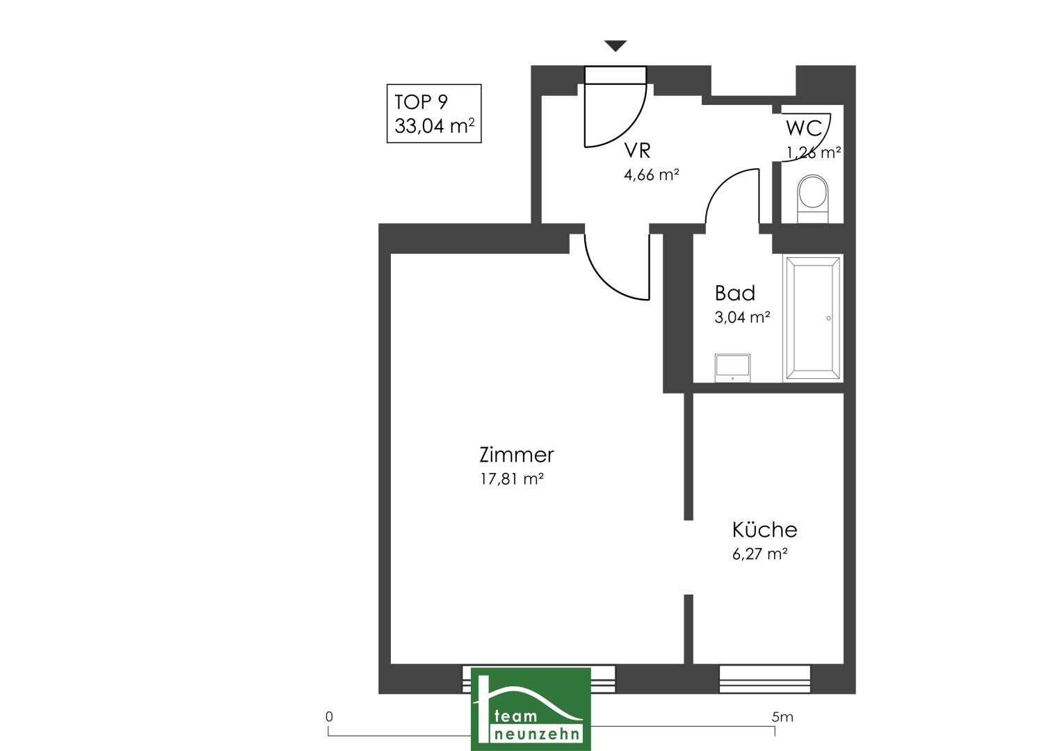 Wohnung zum Kauf 149.000 € 2 Zimmer 33 m²<br/>Wohnfläche 1.<br/>Geschoss Zenogasse 6 Wien 1120