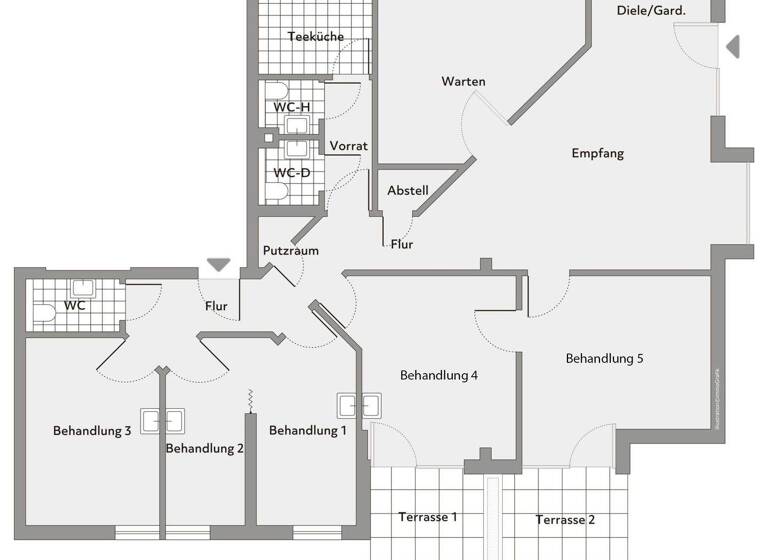 Praxisfläche zum Kauf 2.102 € 6 Zimmer 118 m² Bürofläche Hoffnungsthal Rösrath / Hoffnungsthal 51503