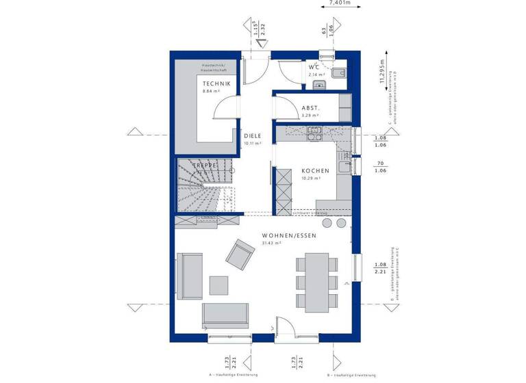 Doppelhaushälfte zum Kauf 430.000 € 4 Zimmer 139 m² 230 m² Grundstück Rheinfelden Rheinfelden (Baden) 79618