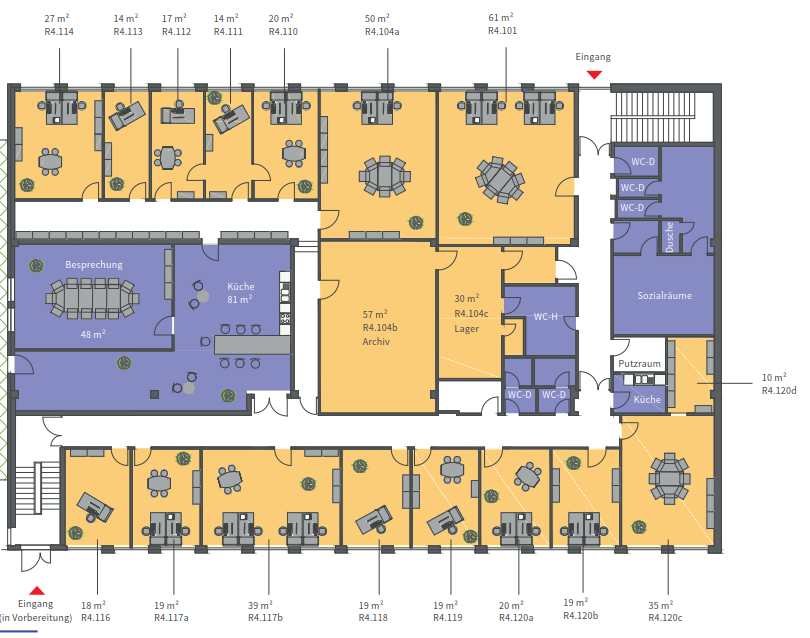 Bürofläche zur Miete provisionsfrei 453 € 24 m²<br/>Bürofläche Bonnenbroicher Str. Bonnenbroich - Geneicken Mönchengladbach 41238