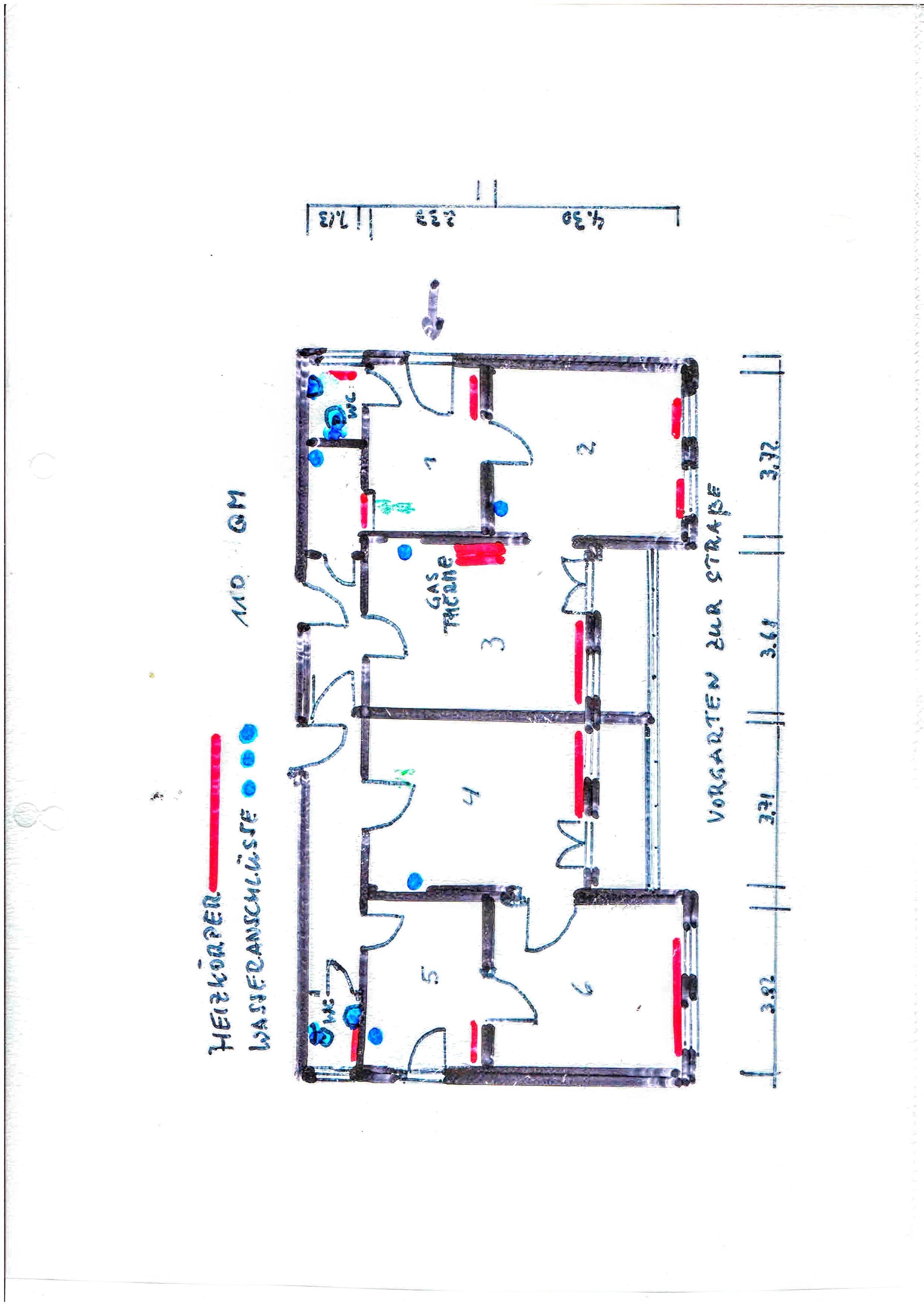 Bürofläche zur Miete 18 € 6 Zimmer 110 m²<br/>Bürofläche Karlshorst Berlin 10318