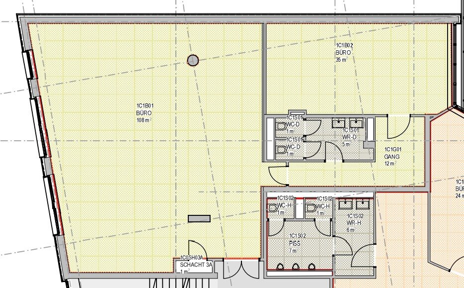 Bürofläche zur Miete 10 € 1.665 m²<br/>Bürofläche Wien 1030