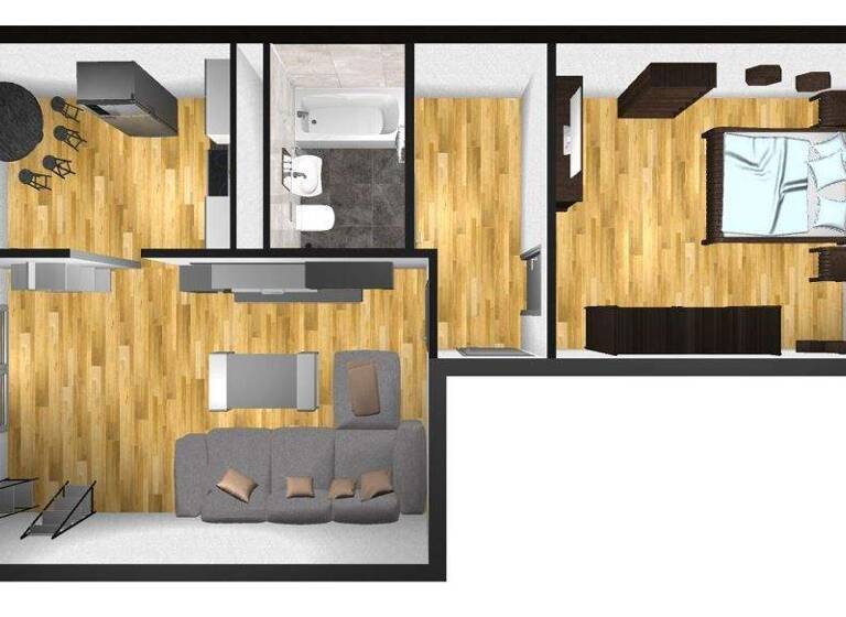 Wohnung zur Miete 340 € 2 Zimmer 56,8 m² 2. Geschoss frei ab 01.05.2026 Augustenstr. 23 Innenstadt Dessau-Roßlau 06842