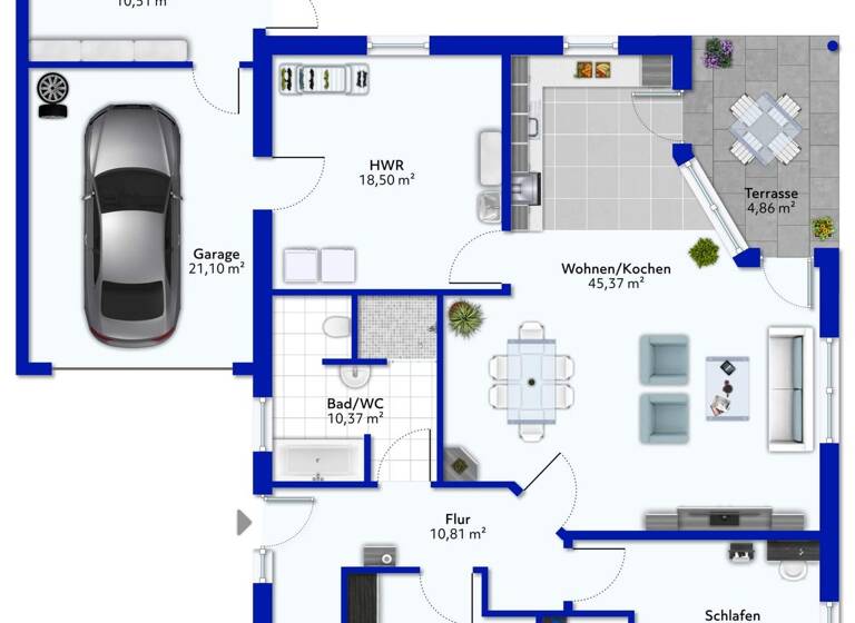 Bungalow zum Kauf 424.000 € 3 Zimmer 124 m² 798 m² Grundstück Nordhausen 99734