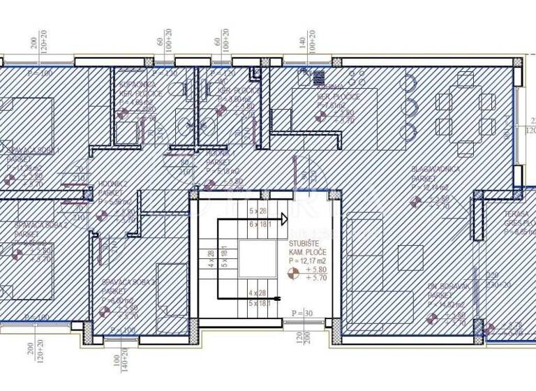 Wohnung zum Kauf 315.000 € 4 Zimmer 106 m² 2. Geschoss Petrcane, Zadar - Okolica Petrcane - Kozino