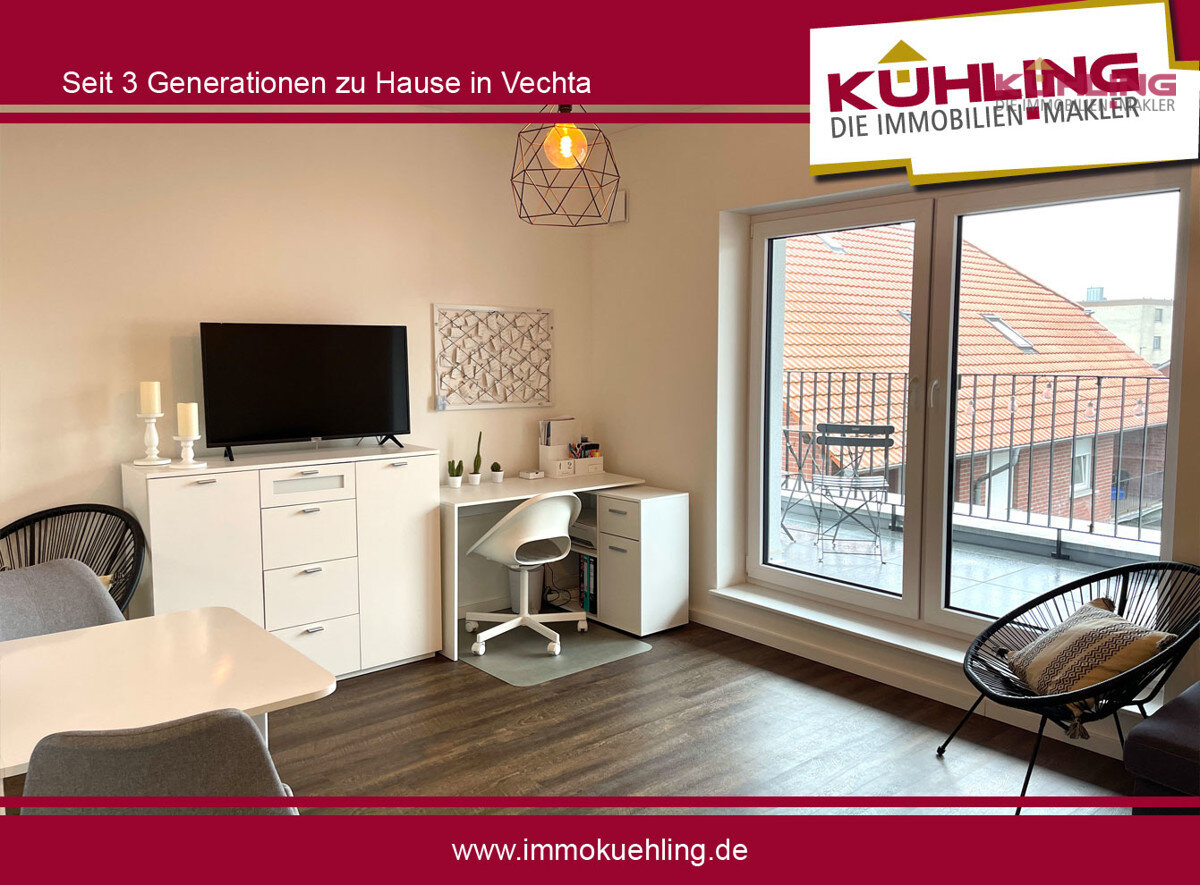 Penthouse zur Miete 345 € 1 Zimmer 30 m²<br/>Wohnfläche 01.03.2025<br/>Verfügbarkeit Stadtkern Vechta 49377