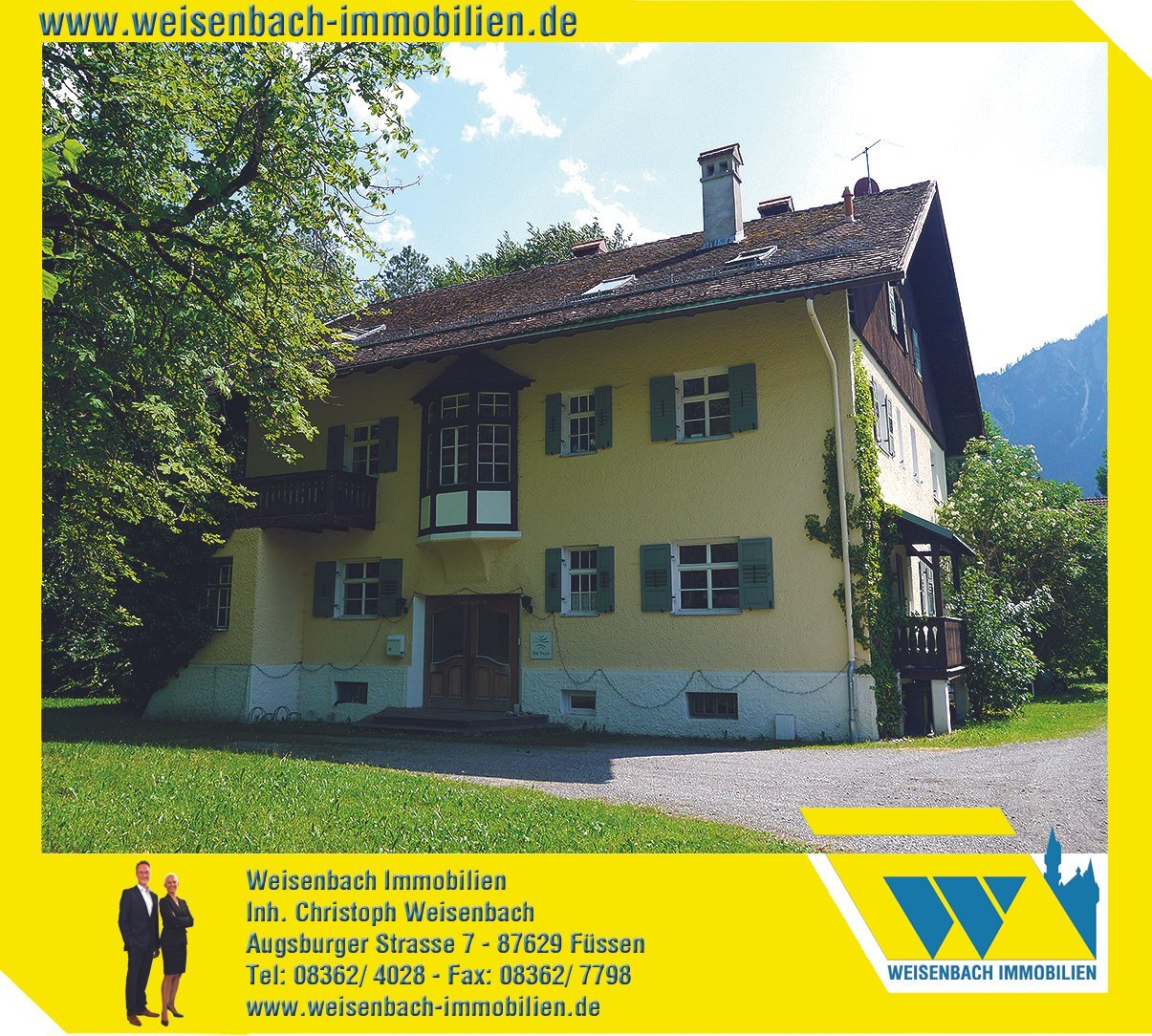 Einfamilienhaus zum Kauf 1.650.000 € 8 Zimmer 420 m²<br/>Wohnfläche 5.000 m²<br/>Grundstück Füssen Füssen 87629