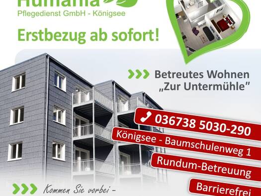 Studio zur Miete 538 € 2 Zimmer 63,6 m² 4. Geschoss Baumschulenweg 1 Königsee Königsee-Rottenbach 07426