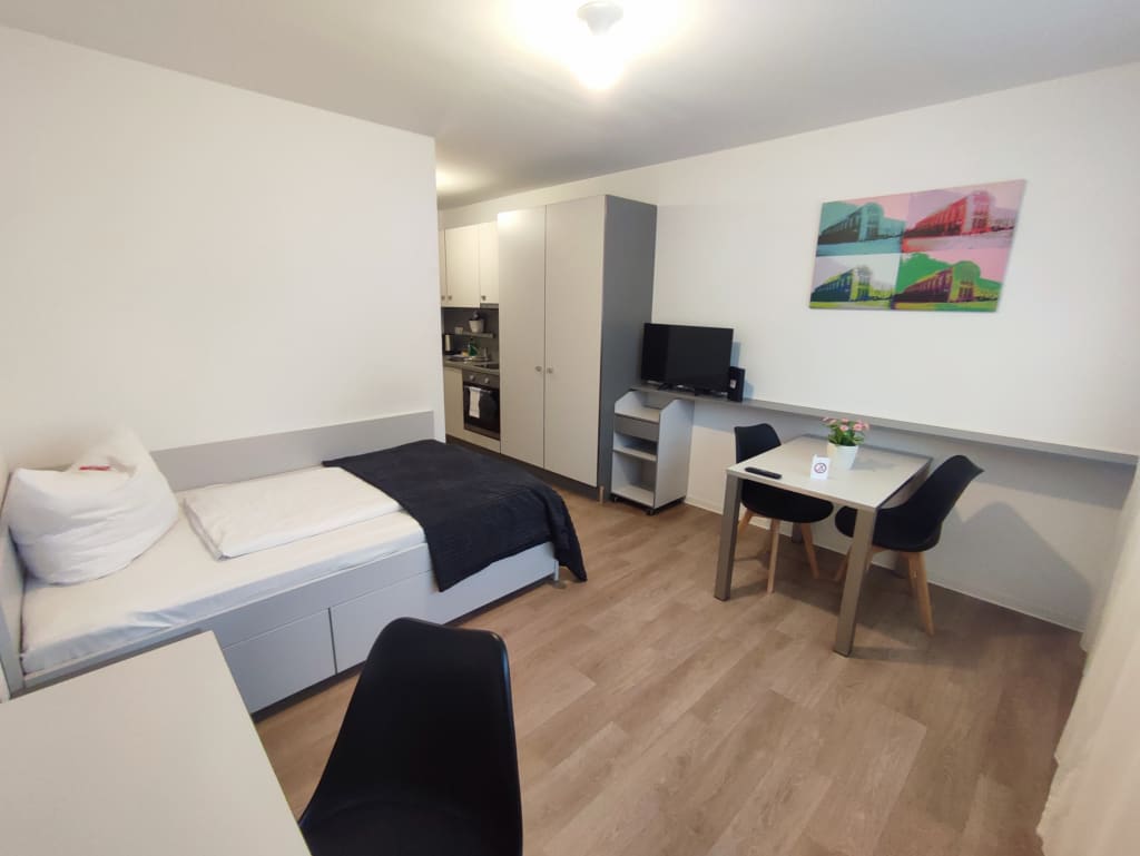 Wohnung zur Miete Wohnen auf Zeit 1.680 € 1 Zimmer 21 m²<br/>Wohnfläche 01.05.2025<br/>Verfügbarkeit Wilhelminenhofstraße Oberschöneweide Berlin 12459