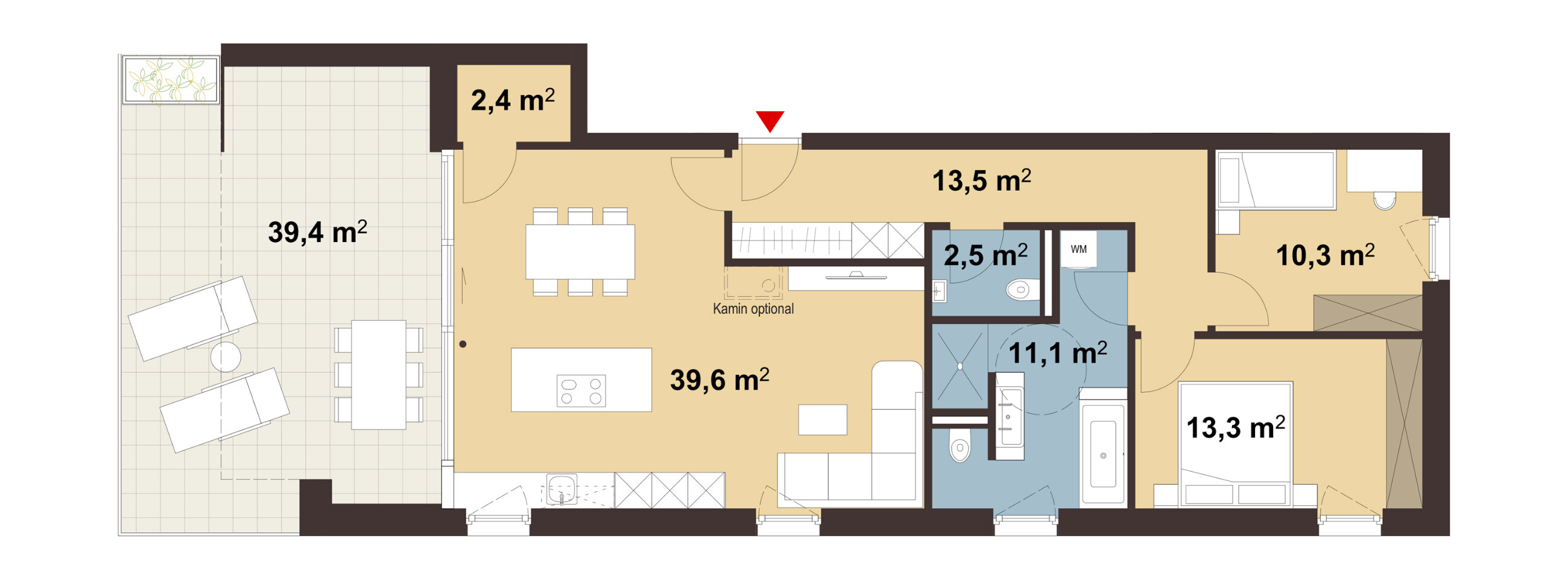 Wohnung zum Kauf 944.000 € 3 Zimmer 92,7 m²<br/>Wohnfläche Ankergasse 18a Hard 6971