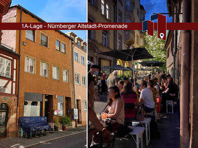 Mehrfamilienhaus zum Kauf 490.000 € 4 Zimmer 131 m² 70 m² Grundstück Altstadt / St. Sebald Nürnberg 90403