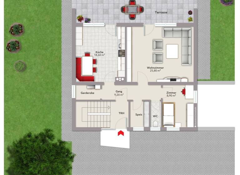 Einfamilienhaus zum Kauf 525.000 € 5 Zimmer 138 m² 1.222 m² Grundstück Breitenbrunn 87739