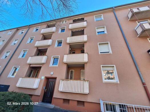 Wohnung zur Miete 588 € 2 Zimmer 53,5 m² EG frei ab 01.04.2026 Mannheimer Str. 4 Gibitzenhof Nürnberg 90443