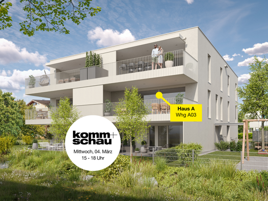 Terrassenwohnung zum Kauf - Erstbezug 716.000 € 3 Zimmer 81 m² Ankergasse 18a Hard 6971