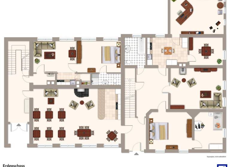 Einfamilienhaus zum Kauf 738.000 € 16 Zimmer 525 m² 3.130 m² Grundstück Kaiser-Wilhelm-Koog 25709