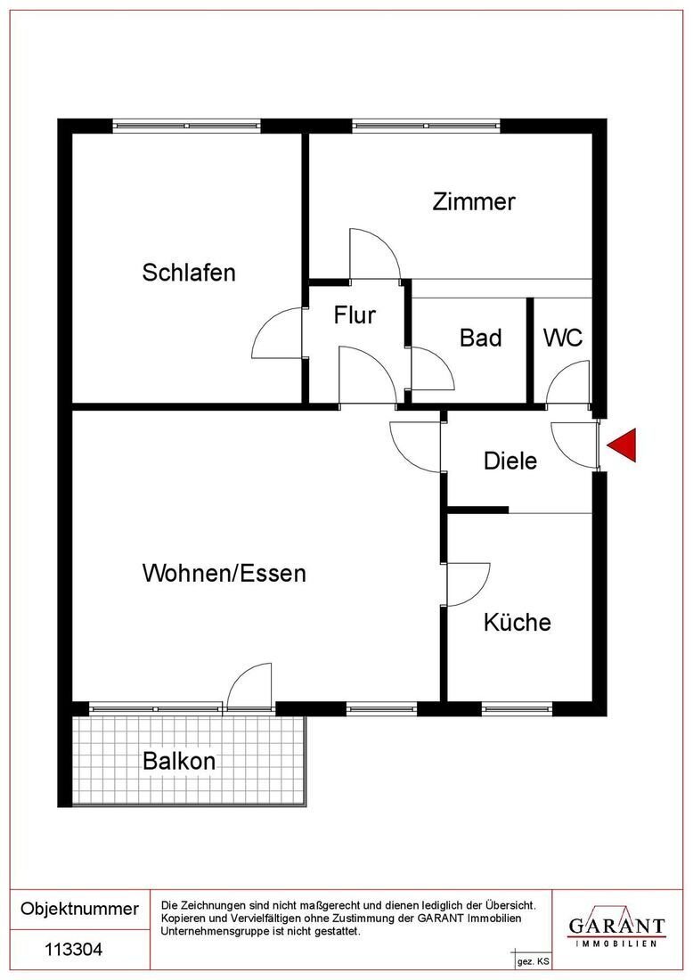 Wohnung zum Kauf 229.000 € 3 Zimmer 77 m²<br/>Wohnfläche 3.<br/>Geschoss Waiblingen - Kernstadt Waiblingen 71334