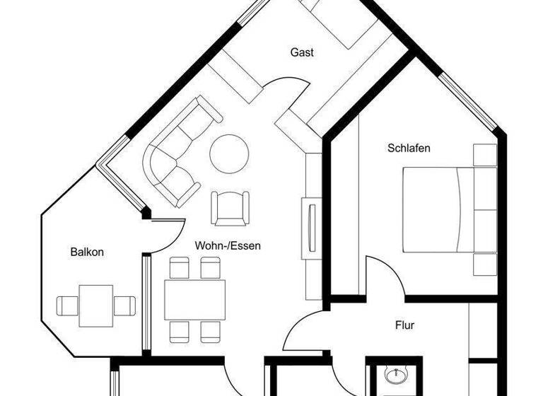 Wohnung zum Kauf 220.000 € 2,5 Zimmer 71,5 m² 2. Geschoss Rommelsbach Reutlingen / Rommelsbach 72768