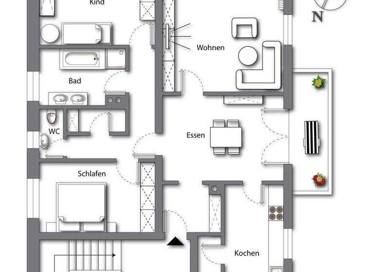 Wohnung zum Kauf 395.000 € 3 Zimmer 107 m² 3 Geschosse Bad Reichenhall 83435
