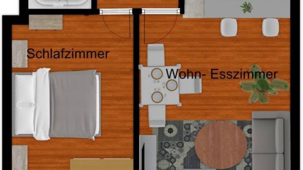 Wohnung zur Miete 740 € 2 Zimmer 54 m² 6. Geschoss frei ab sofort Wiesdorf Leverkusen 51373