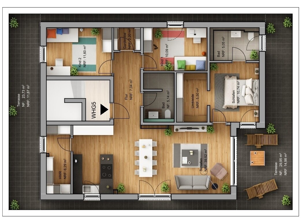 Penthouse zum Kauf 549.000 € 4 Zimmer 130 m²<br/>Wohnfläche 1.<br/>Geschoss Finkenweg 15 Heddesdorf Neuwied 56564