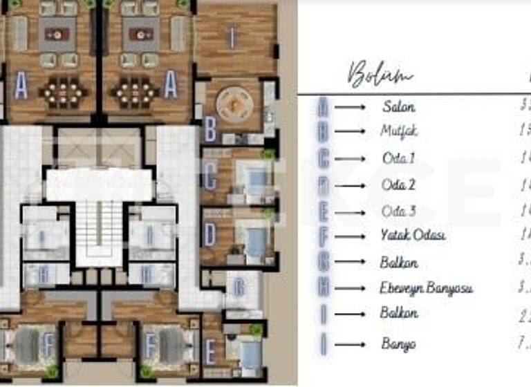 Wohnung zum Kauf 287.000 € 155 m² Akçaabat
